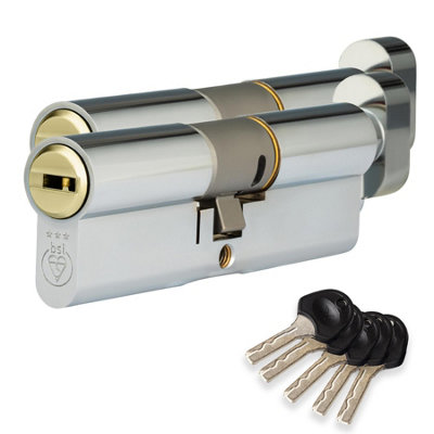 XFORT COLOSSUS 3 Star Keyed Alike Euro Cylinder Lock 35EX/35T (70mm)