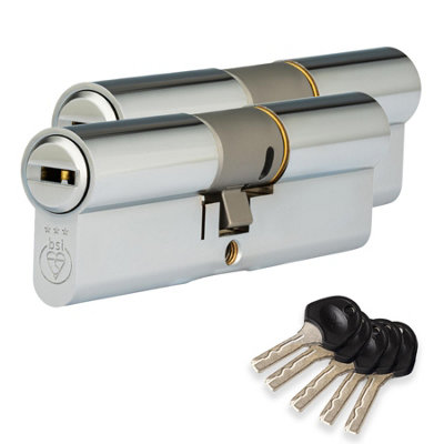 XFORT COLOSSUS 3 Star Keyed Alike Euro Cylinder Lock 45EX/55 (100mm)