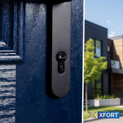 XFORT COLOSSUS 3 Star Polished Chrome Euro Cylinder Lock 35EX/35 (70mm)