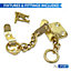 XFORT Door Chain Polished Brass, Narrow Design Door Limiter