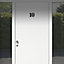 XFORT Front Door Number, Number 0, Black