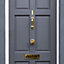 XFORT Front Door Number, Number 1, Polished Brass