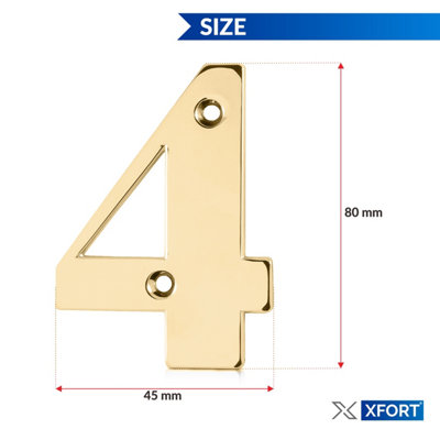 XFORT Front Door Number - 4