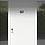 XFORT Front Door Number, Number 7 Black