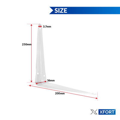 XFORT London Shelf Brackets White - 5
