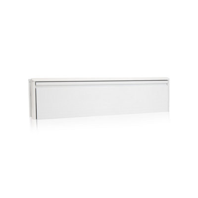 XFORT MailPlate Pro 12" Letterplate White, 40-80mm Price Comparisons | Compare The Build