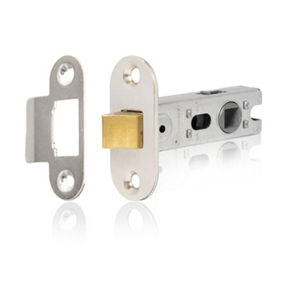 XFORT Nickel Plated Radius Tubular Latch, A 75mm Nickel Plated Tubular ...