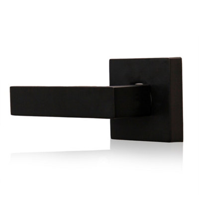 XFORT Quad Passage Knob Set Matt Black for Internal Wooden Doors