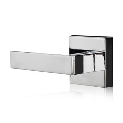 XFORT Quad Passage Knob Set Polished Chrome for Internal Wooden Doors