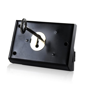 XFORT Rim Deadlock, Surface Mounted Rim Dead Lock with Key Operated Deadbolt