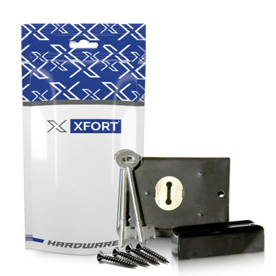 XFORT Rim Deadlock, Surface Mounted Rim Dead Lock with Key Operated ...