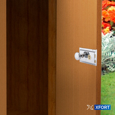 XFORT Traditional Rimlock (Polished Chrome). - 4