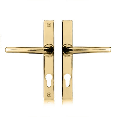 XFORT Uros UPVC Door Handle Ferco (Polished Brass)