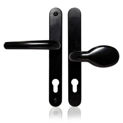 XFORT Uros UPVC Door Handle Offset (Matt Black)