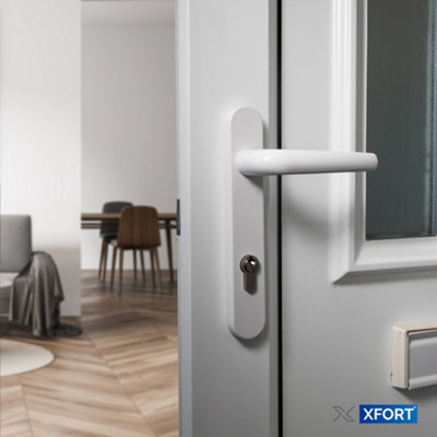 XFORT Uros UPVC Door Handle Short (White)