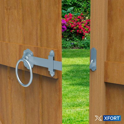 Garden Gate Ring Latch Zinc Plated Fasci Garden