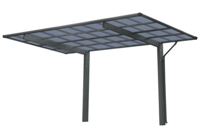 Ximax WING Design Carport Type 80 - 5314 x 2757 mm Anthracite - 10 Year Guarantee