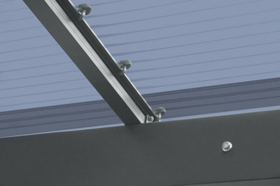 Ximax WING Design Carport Type 80 - 5314 x 2757 mm Anthracite - 10 Year Guarantee - 3
