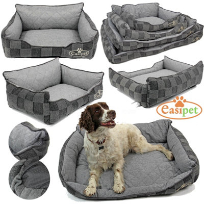 XL Deluxe Dog Bed With Comfortable Orthopaedic Foam Price Comparisons | Compare The Build
