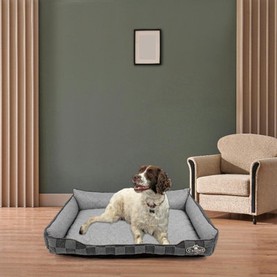 XL Deluxe Dog Bed With Comfortable Orthopaedic Foam - 4