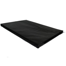 XL Dog Bed Cage Crate Pet Waterproof Hygienic Bedding Tough Hardwearing Cushion Mat Black