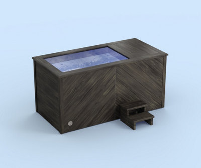 XL Ice Bath Herringbone Antique Oak