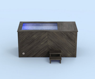 XL Ice Bath Herringbone Antique Oak