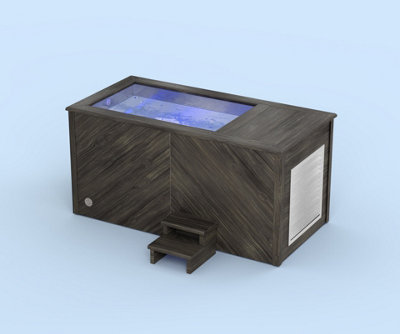 XL Ice Bath Herringbone Antique Oak