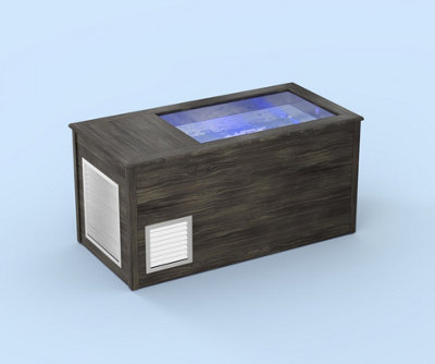 XL Ice Bath Herringbone Antique Oak