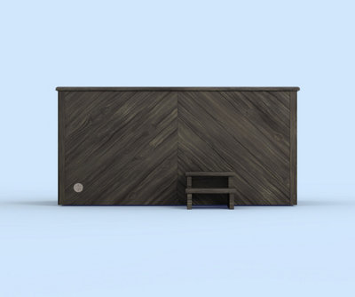 XL Ice Bath Herringbone Antique Oak