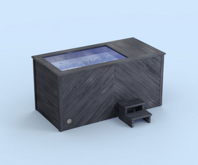 XL Ice Bath Herringbone Burnt Cedar