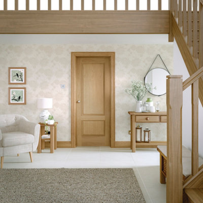 XL Joinery Internal Andria Oak Raised Mouldings Door 2040 x 726 x 40mm