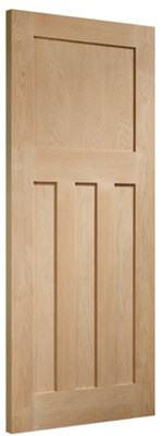 XL Joinery Internal Oak Pre-finished DX Door - 1981 x 838 x 35mm (33")