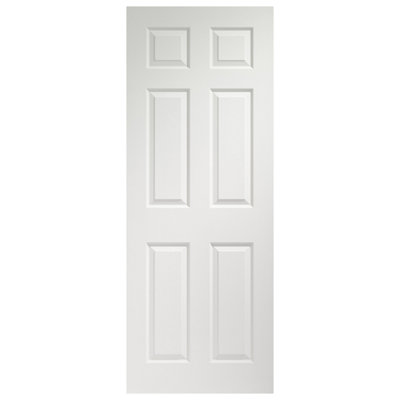 XL Joinery Internal Pre-finished White Moulded Colonist 6 Panel Door  - 1981 x 610 x 35mm (24")