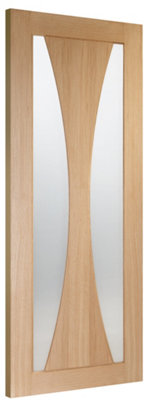 XL Joinery Internal Verona Oak Obscure Glass Fire Door 1981 x 838 x 44mm (33")