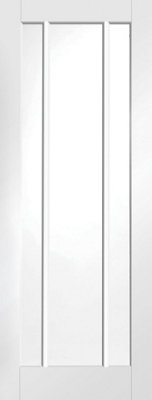 XL Joinery Internal Worcester White Clear Glass Primed Door 1981 x 762 x 35mm (30")