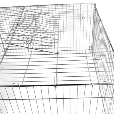 XL Metal Run Hutch With Sunshade - 6