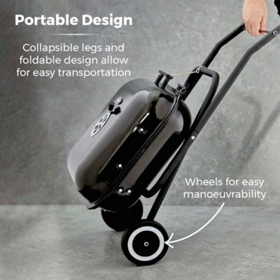 XL Portable Standing Charcoal Grill Barbeque - 3