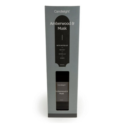XL Square Reed Diffuser 2000ml Amberwood & Musk