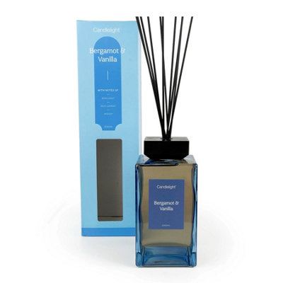 XL Square Reed Diffuser 2000ml Bergamot & Vanilla