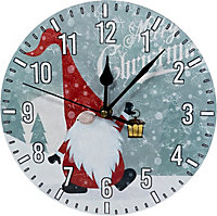 Xmas Haus Christmas Wall Clock