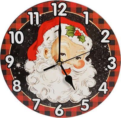 Xmas Haus Christmas Wall Clock DIY at B&Q
