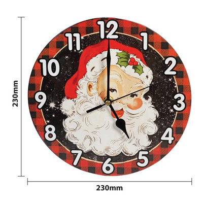 Xmas Haus Christmas Wall Clock
