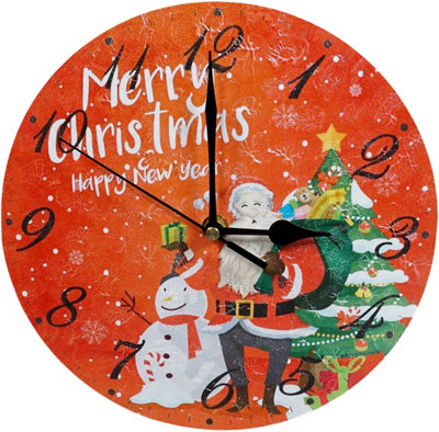 Xmas Haus Christmas Wall Clock