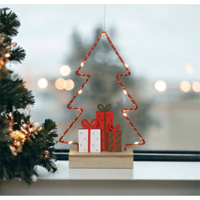 Xmas Haus Wired LED Christmas Tree Festive Display
