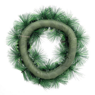 Xmas Winter Christmas Festive Wreath Pine Cone Wreath Christmas Decoration for Front Door 32 cm - 5