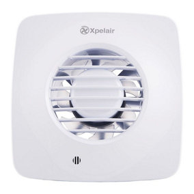 Xpelair DX100S Standard Square Extractor Fan with Wall Kit - 93025AW