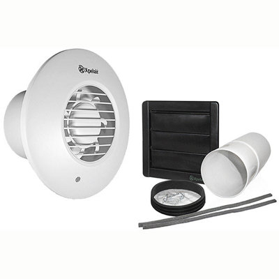 Xpelair Silent LV100 4 / 100MM SELV Bathroom Fan With Humidistat