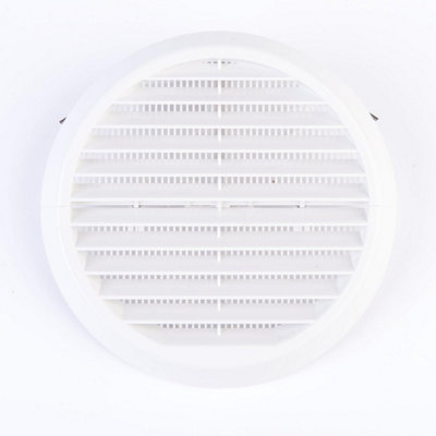 Xpelair SSWKWR Simply Silent Round Contour Wall Kit for Extractor Fans - White - 3