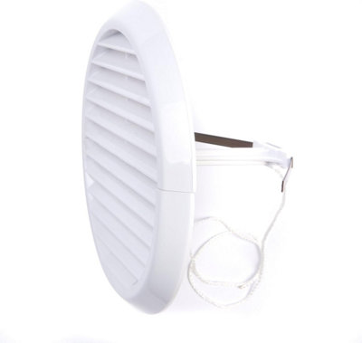 Xpelair SSWKWR Simply Silent Round Contour Wall Kit for Extractor Fans - White - 4